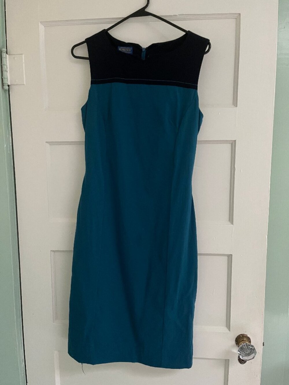 Pendleton Virgin Wool Blue Sheath Dress